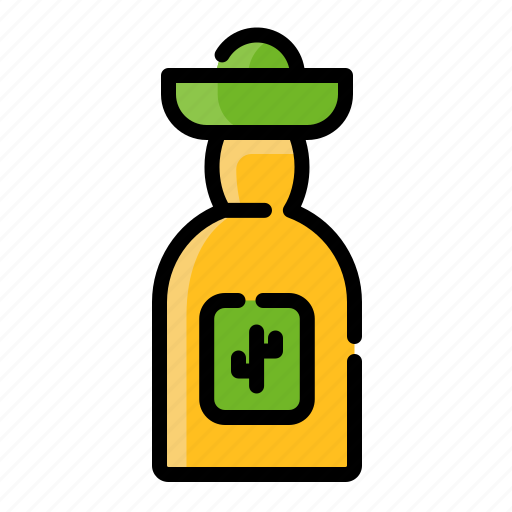 Alcohol, beverage, bottle, drink, tequila, water icon - Download on Iconfinder