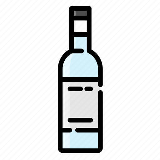 Alcohol, beverage, bottle, drink, vodka, water icon - Download on Iconfinder