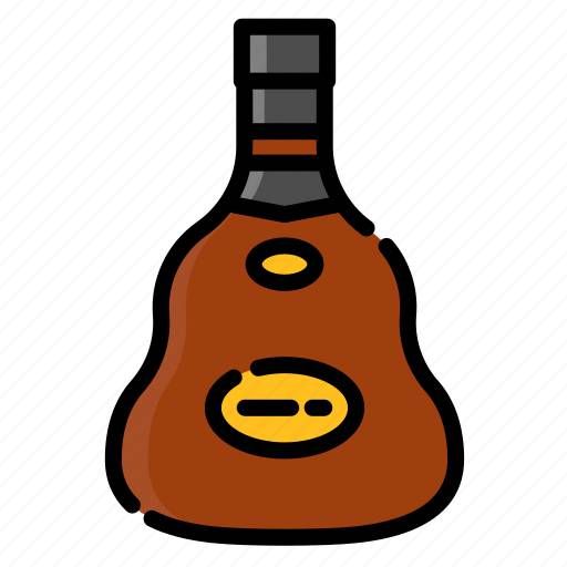 Alcohol, beverage, bottle, cognac, drink, water icon - Download on Iconfinder