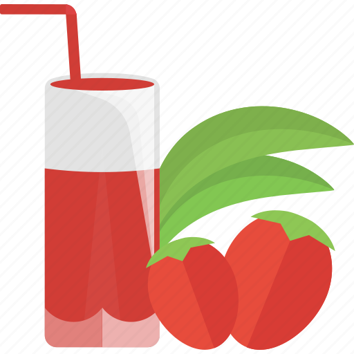 Coctails, drinks, glass, strawberry, tubular icon - Download on Iconfinder
