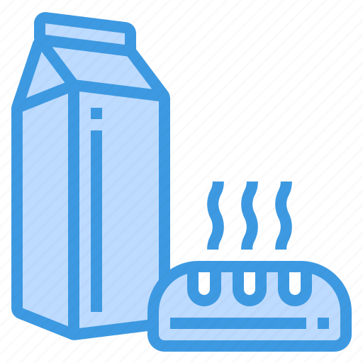 Milk, breakfast, box, bread, drink icon - Download on Iconfinder