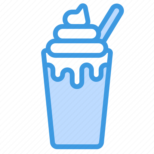 Milkshake, dessert, drink, ice, cream, frappe icon - Download on Iconfinder