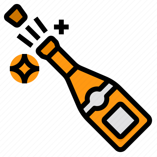 Champagne, alcohol, bottle, drink, party icon - Download on Iconfinder