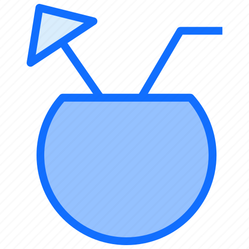 Summer, coconut, drink, cocktail, tropical icon - Download on Iconfinder