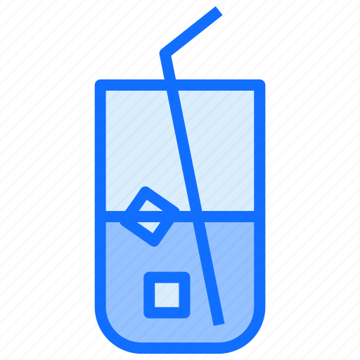 Drink, soda, juice, glass, beverage, ice cubes icon - Download on Iconfinder