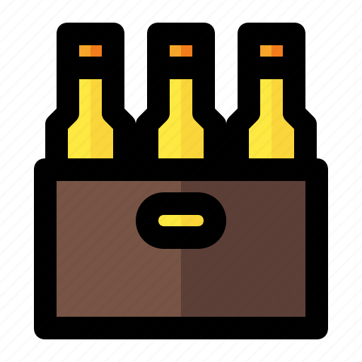 Beer box, box, beer, drink icon - Download on Iconfinder