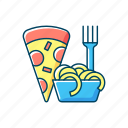 pasta, pizza, fast food, takeaway