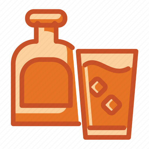 Bottle, brew, coffee, cold, glass, ice icon - Download on Iconfinder