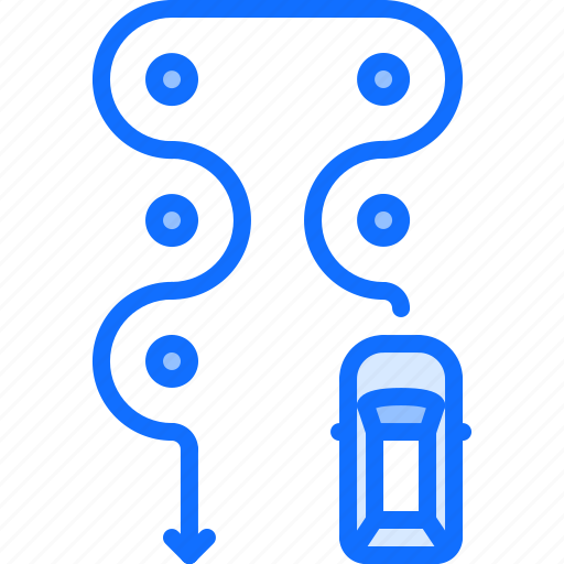 Traffic, cone, car, transport, training, driver, driving icon - Download on Iconfinder