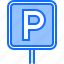 sign, parking, driver, driving 
