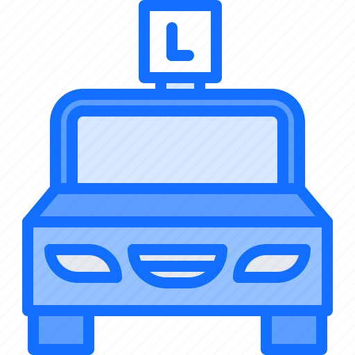 Car, transport, sign, student, driver, driving icon - Download on Iconfinder