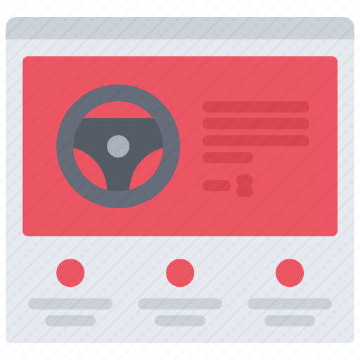 Website, school, training, steering, wheel, driver, driving icon - Download on Iconfinder
