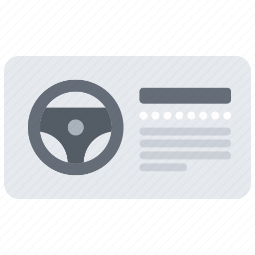Driving, license, map, steering, wheel, driver icon - Download on Iconfinder