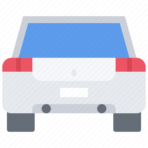 Car, transport, rear, view, driver, driving icon - Download on Iconfinder