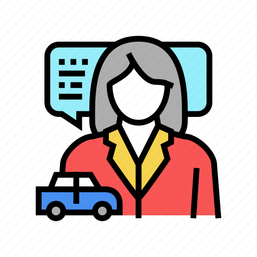 Female, driving, school, instructor, lesson, educational icon - Download on Iconfinder