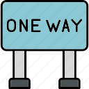 one, way, road, path, travel