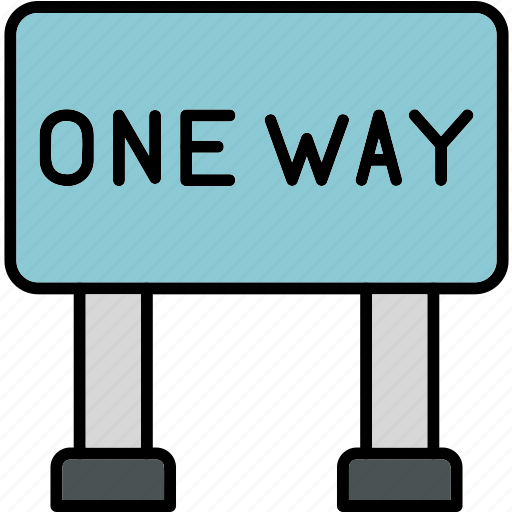 One, way, road, path, travel icon - Download on Iconfinder