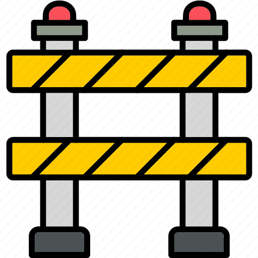 Traffic, barrier, road, street, block, sign, construction icon - Download on Iconfinder