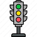 traffic, lights, highway, lamps, signal, signals