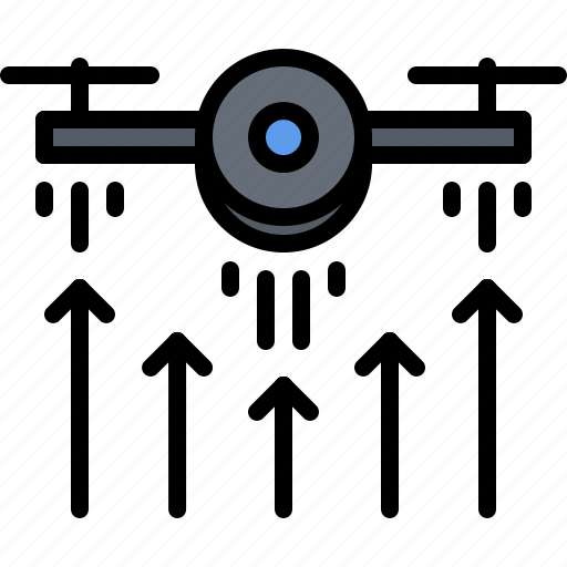 Copter, drone, flight, quadrocopter, technology, took, up icon - Download on Iconfinder