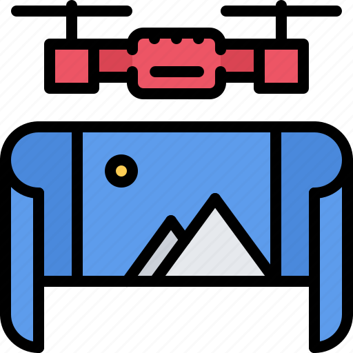 Copter, drone, panorama, photo, quadrocopter, technology, video icon - Download on Iconfinder