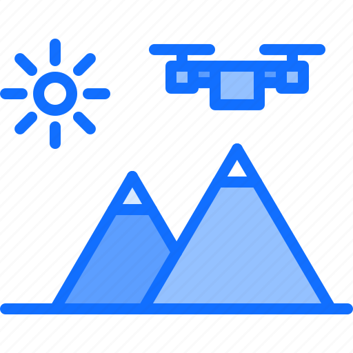 Camera, copter, drone, mountain, nature, quadrocopter, technology icon - Download on Iconfinder