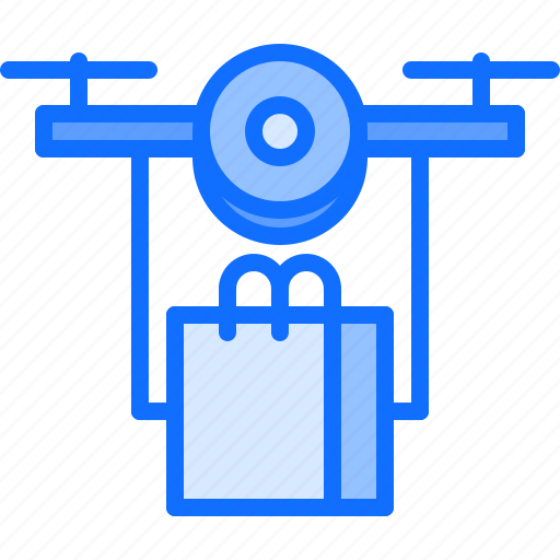 Copter, drone, package, purchase, quadrocopter, technology icon - Download on Iconfinder