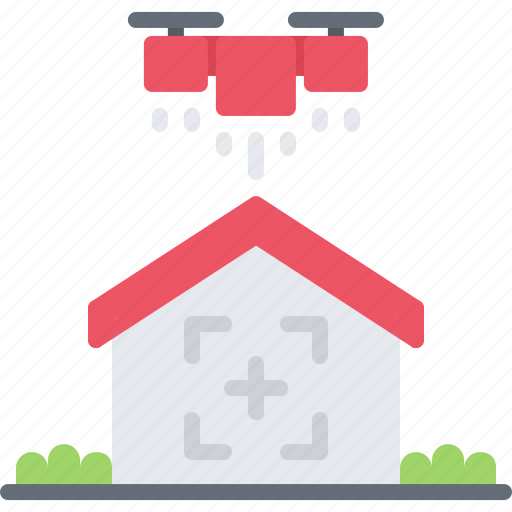 Camera, copter, drone, house, photo, quadrocopter, technology icon - Download on Iconfinder