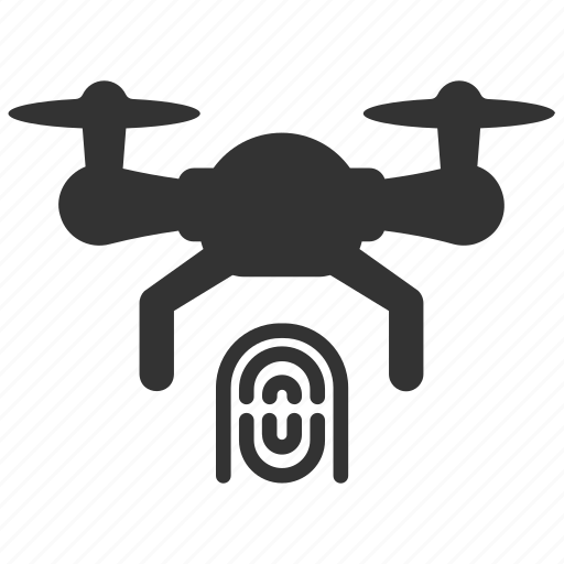 Fingerprint, identity, touch id, touch, copter, drone, air drone icon - Download on Iconfinder