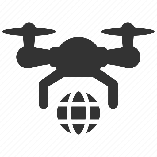 Globe, international, travel, world, copter, drone, air drone icon - Download on Iconfinder