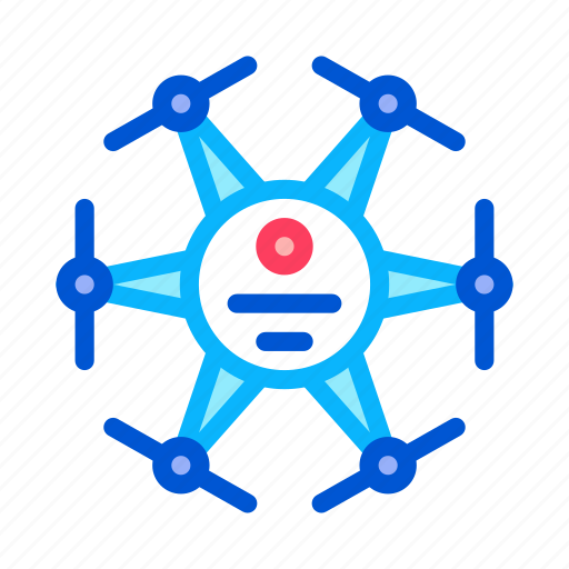 Air, drone, electronic, fly, plane, quadrocopter, toy icon - Download on Iconfinder
