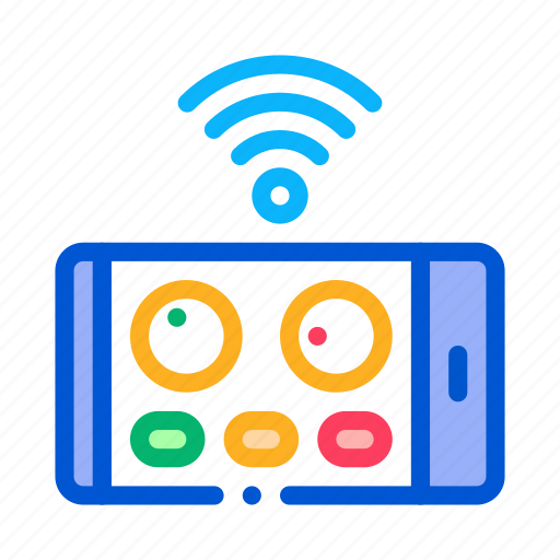 Application, control, drone, fly, phone, quadrocopter, remote icon - Download on Iconfinder