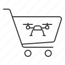 cart, drone, ecommerce, sell, shopping, store, uav