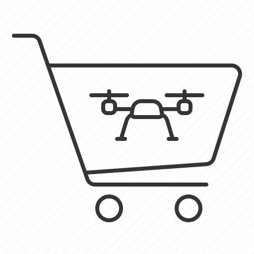 Cart, drone, ecommerce, sell, shopping, store, uav icon - Download on Iconfinder