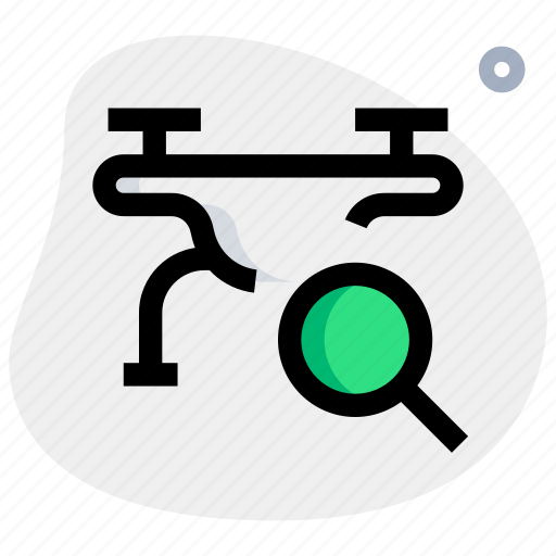 Drone, search, technology, magnifier icon - Download on Iconfinder