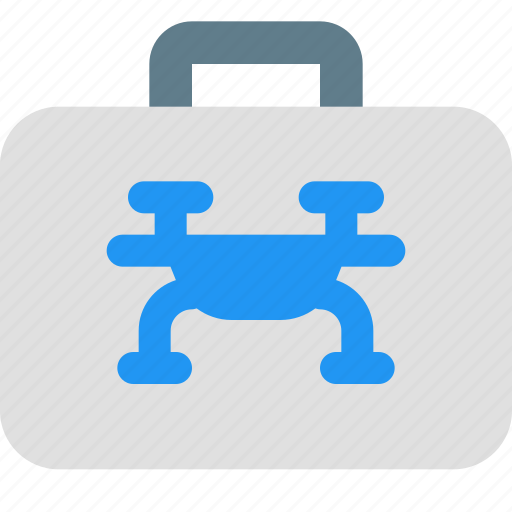 Suiutcase, box, drone, technology, device icon - Download on Iconfinder