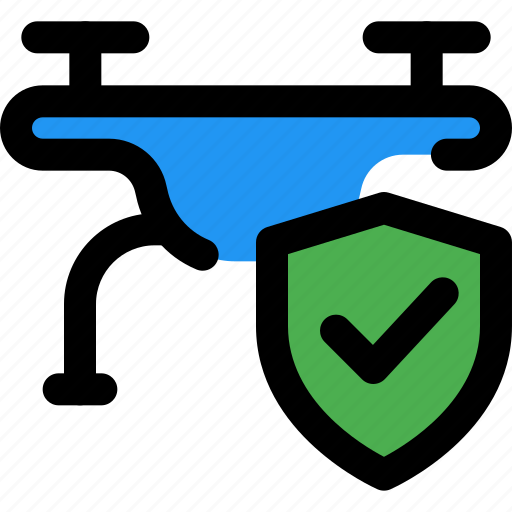 Drone, check, protection, technology icon - Download on Iconfinder