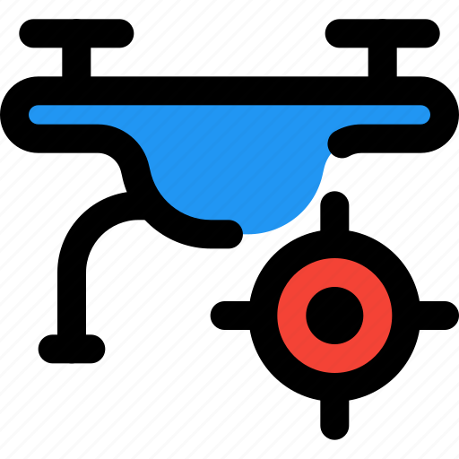 Drone, target, technology, goal icon - Download on Iconfinder