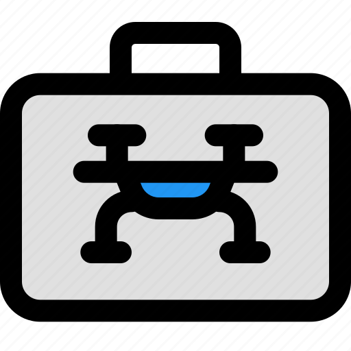 Box, drone, technology, suitcase icon - Download on Iconfinder