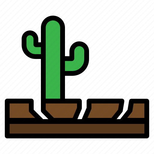 Cactus, desert, drought, arid, ground icon - Download on Iconfinder