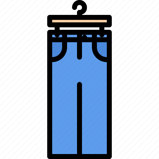 Pants, hanger, clothing, dry, cleaning, laundry, wash icon - Download on Iconfinder