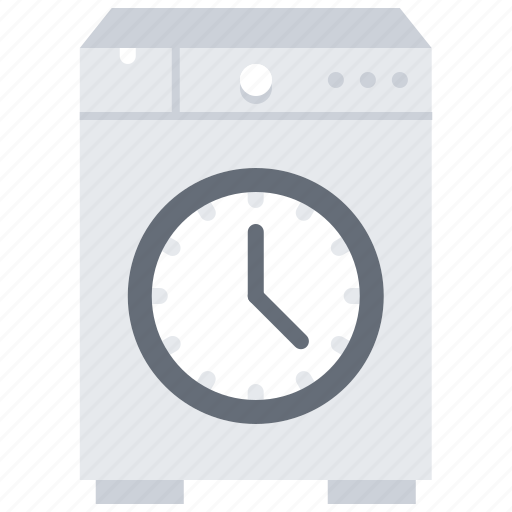Time, clock, washing, machine, clothing, dry, cleaning icon - Download on Iconfinder