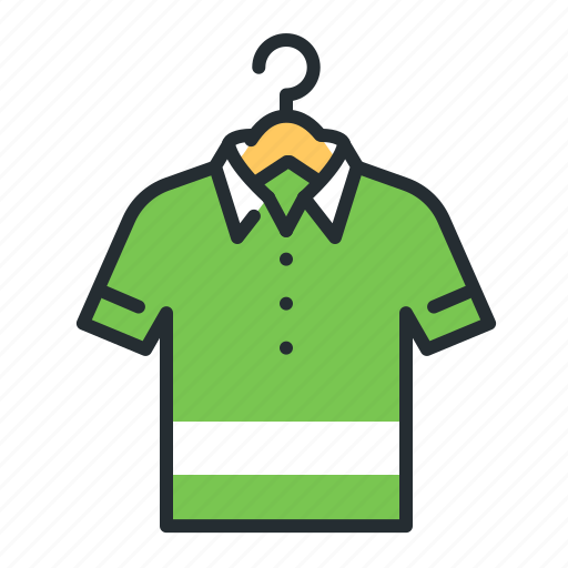 Clean clothes, dry cleaning, hanger, tshirt icon - Download on Iconfinder