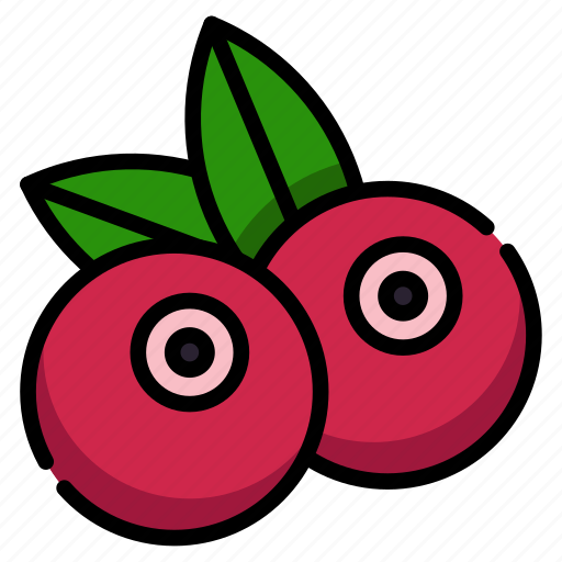 Tart, fruit, antioxidant, rich, dried, cranberries, cranberry icon - Download on Iconfinder