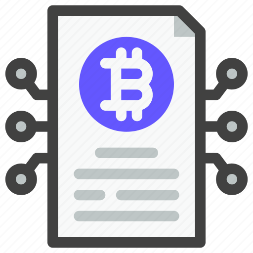 Cryptocurrency, digital currency, bitcoin, blockchain, file, data, report icon - Download on Iconfinder