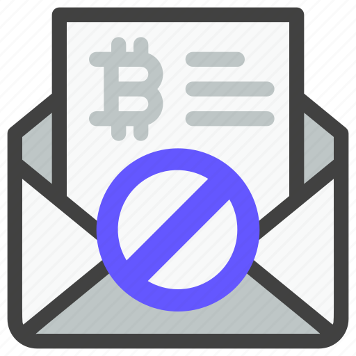 Cryptocurrency, digital currency, bitcoin, blockchain, money, mail, block icon - Download on Iconfinder