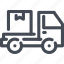 box, commerce, delivery, e, fast, van 