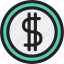 cent, cent icon, coin, coins, currency, dollar icon 