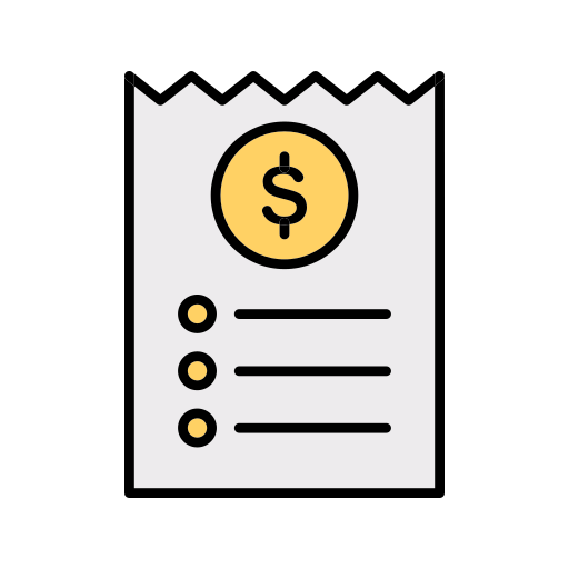 Bill, invoice, payment, receipt icon - Free download