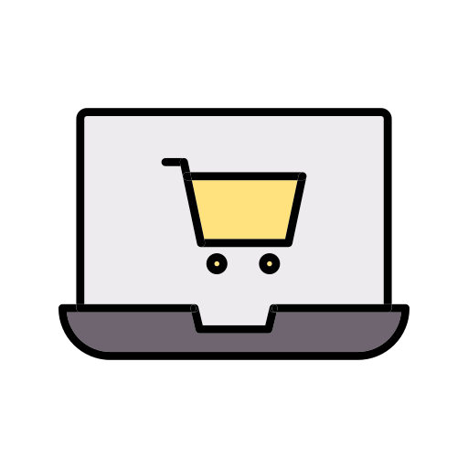 Laptop, online, shop, shopping icon - Free download